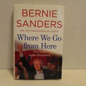 Bernie Sanders Book Where We Go Black White Red Blue Story Reading Book